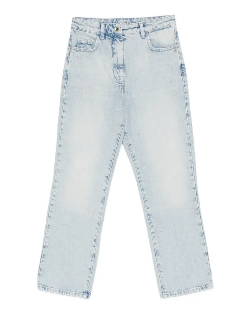 Patrizia Pepe high-waist straight jeans - Blau Blau