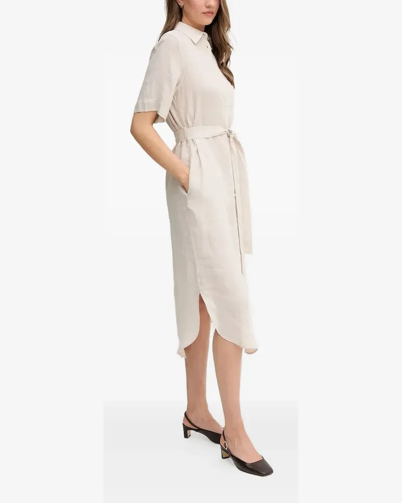 Gant Midikleid mit Gürtel - Nude Nude