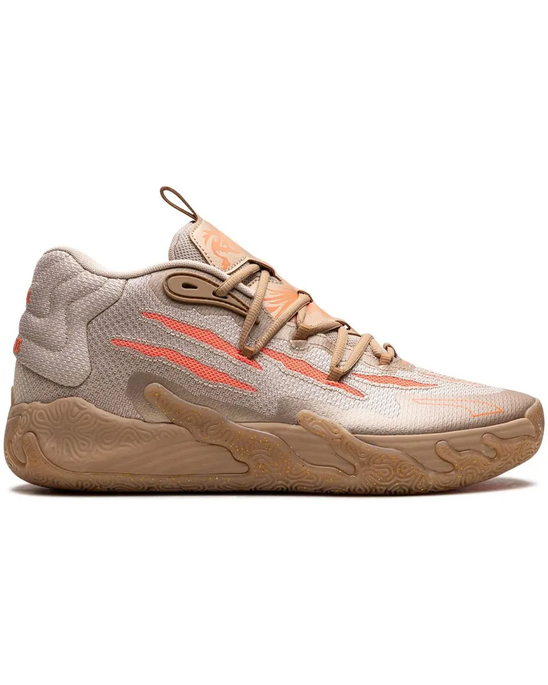 Puma MB.03 Chinese New Year - Gold/Fluro Peach Sneakers - Nude Nude