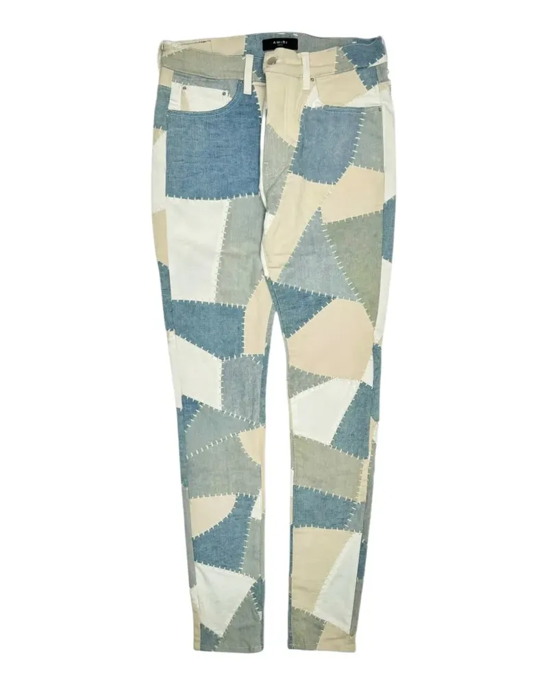 Amiri patchwork jeans - Blau Blau