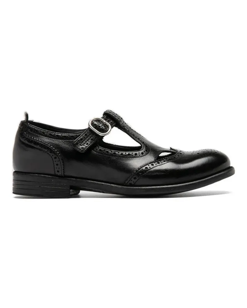 Officine Creative Italia Calixte Loafer mit Lochmuster - Schwarz Schwarz