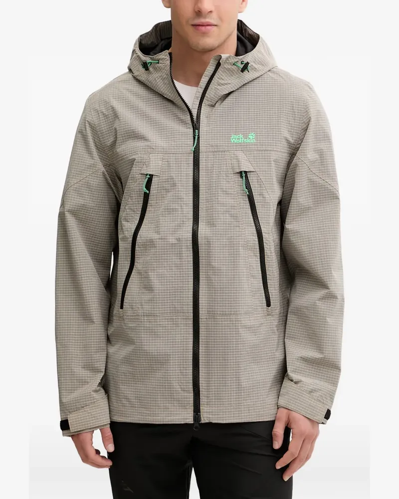 Jack Wolfskin Find the Wild Sport-Regenjacke - Grau Grau