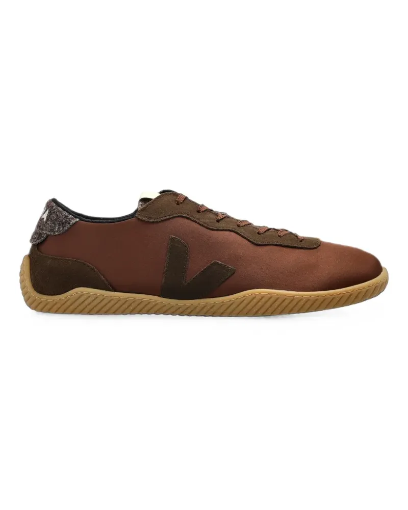 VEJA x Baserange Sneakers mit Lederbesatz - Braun Braun