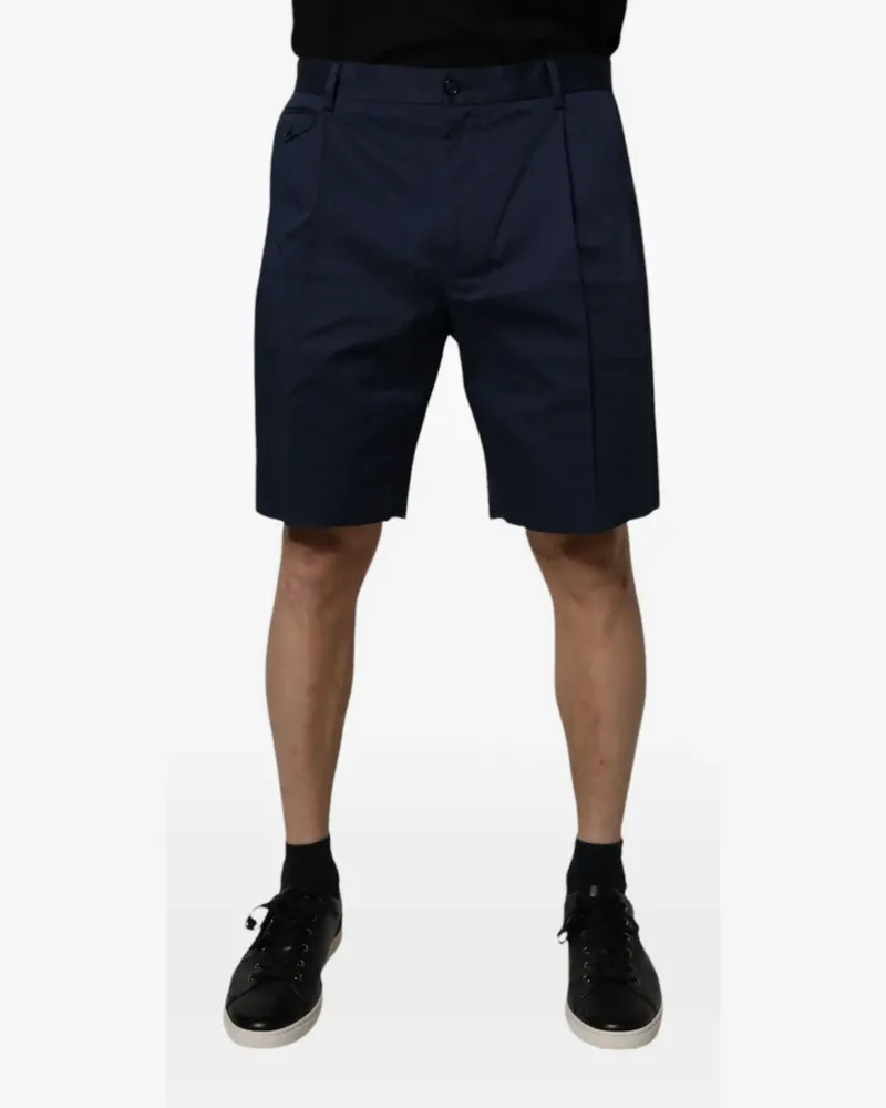 Dolce & Gabbana Shorts mit Bundfalten - Blau Blau