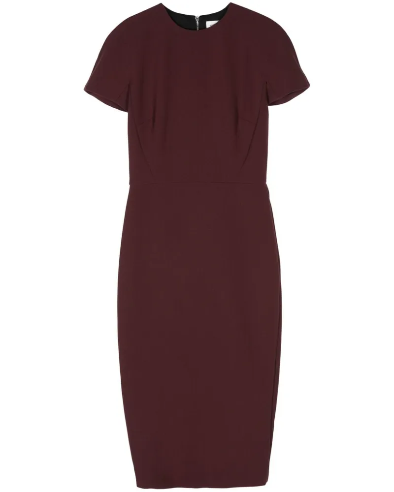 Victoria Beckham Midikleid aus Wollkrepp - Violett Violett