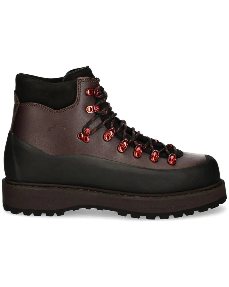 Diemme Stiefeletten mit Logo-Prägung - Rot Rot