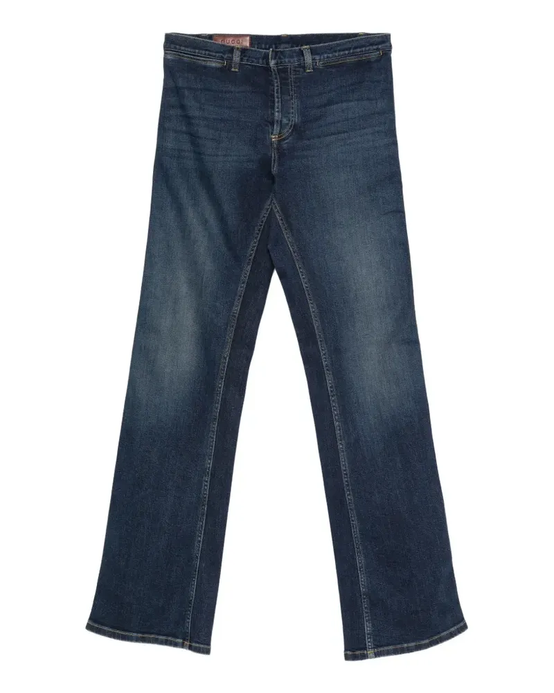 Gucci Web-stripe jeans - Blau Blau