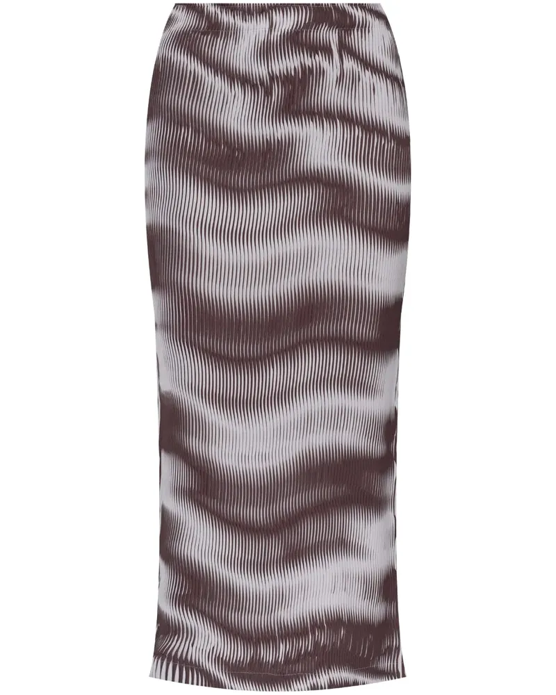 Issey Miyake Sway Pleats Rock - Braun Braun