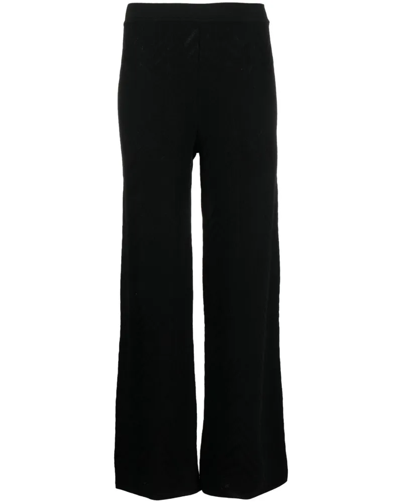Missoni Hose mit Stickerei - Schwarz Schwarz