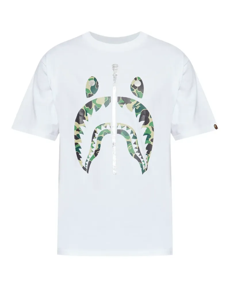 BAPE T-Shirt mit grafischem Print - Weiß Weiß