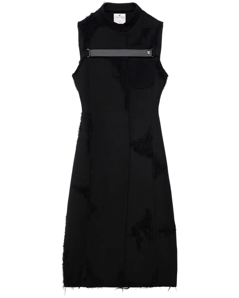 Courrèges Klassisches Top - Schwarz Schwarz