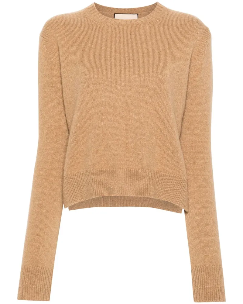 PLAN C Pullover mit Seitenschlitzen - Braun Braun