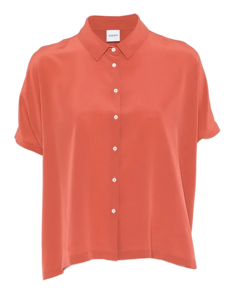 ASPESI short-sleeve buttoned shirt - Rot Rot