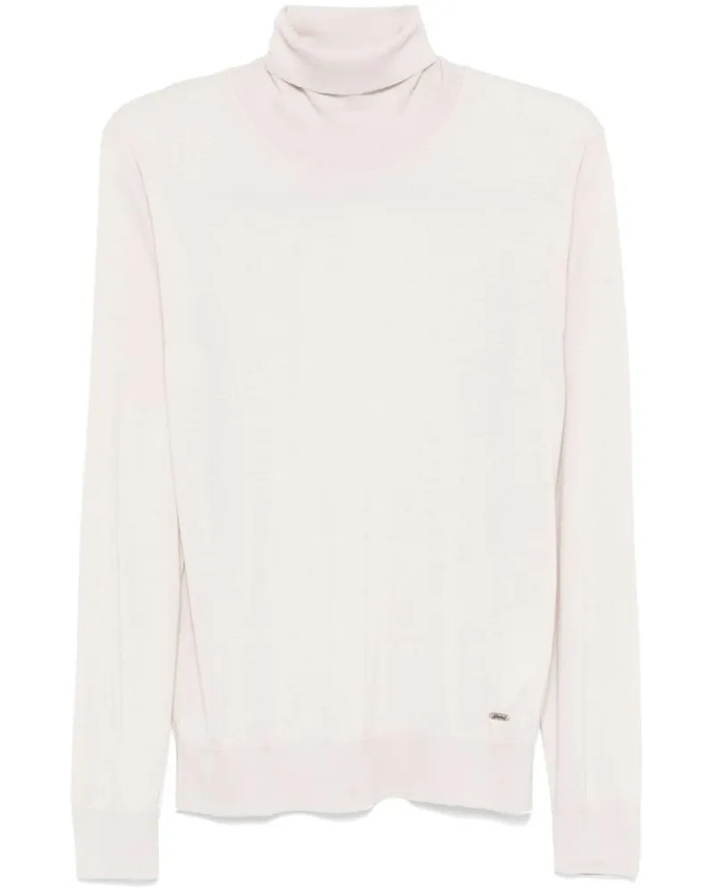 Brioni Fein gestrickter Pullover - Nude Nude