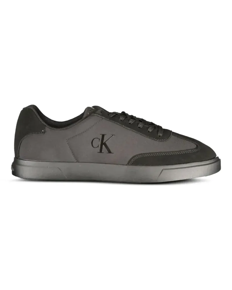 Calvin Klein Sneakers mit Logo-Print - Schwarz Schwarz