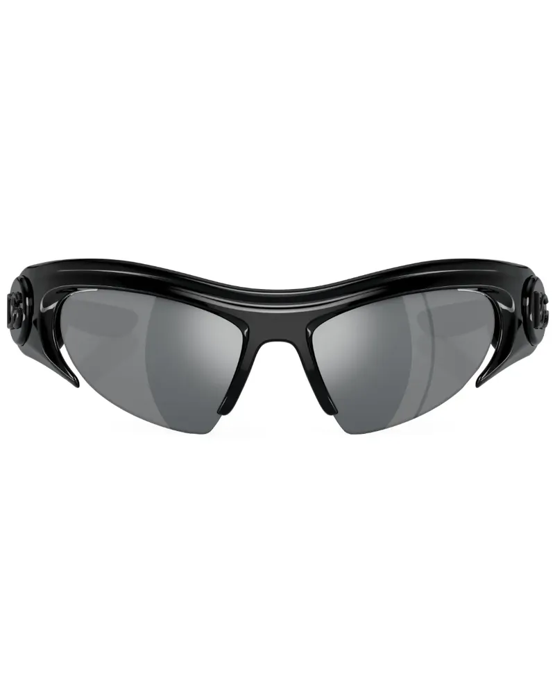 Dolce & Gabbana Verspiegelte Pilotenbrille - Schwarz Schwarz