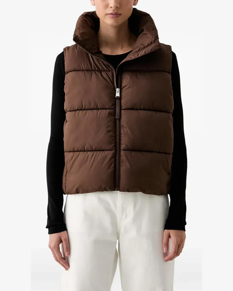 DKNY quilted puffer gilet - Braun Braun