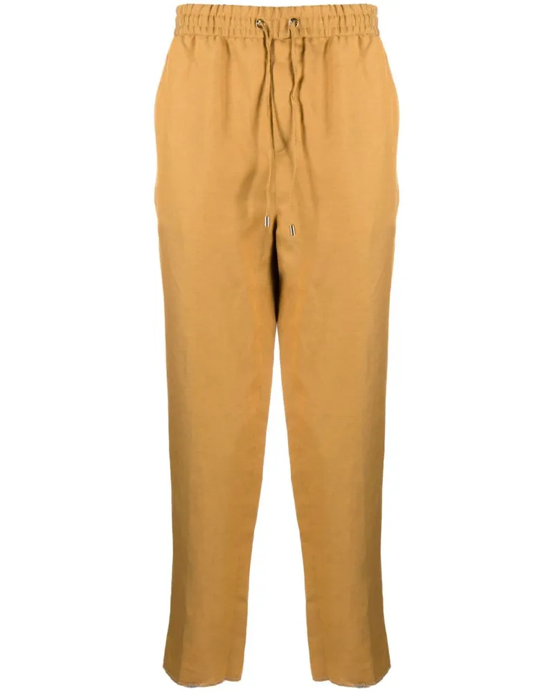 Etro Cropped-Hose mit Kordelzug - Braun Braun
