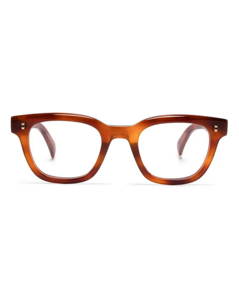 Dunhill Brille mit eckigem Gestell - Braun Braun