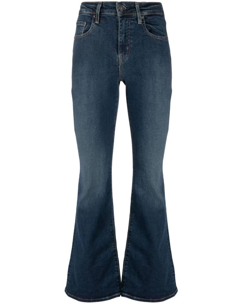 Levi's Hoch sitzende 726 Schlagjeans - Blau Blau