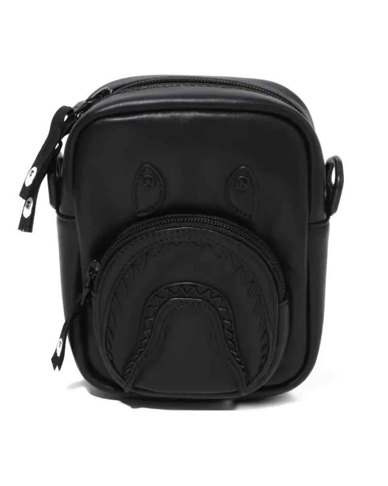 BAPE Kuriertasche mit Reißverschluss - Schwarz Schwarz