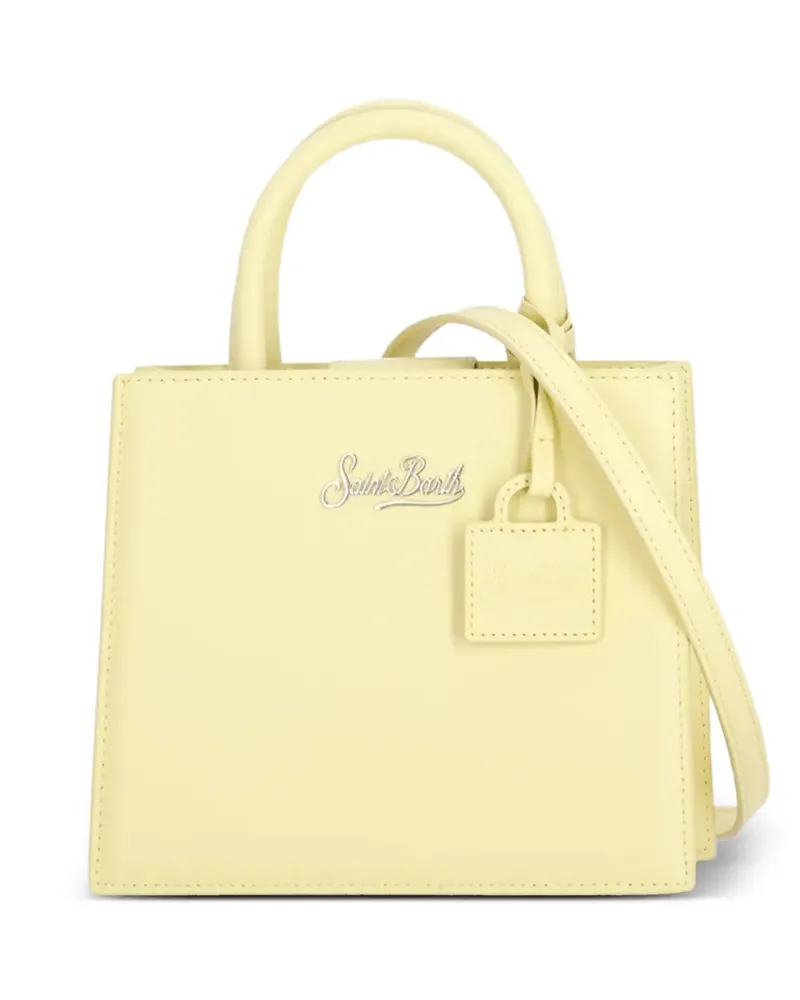 MC2 Saint Barth mini Shop Bag leather tote bag - Gelb Gelb