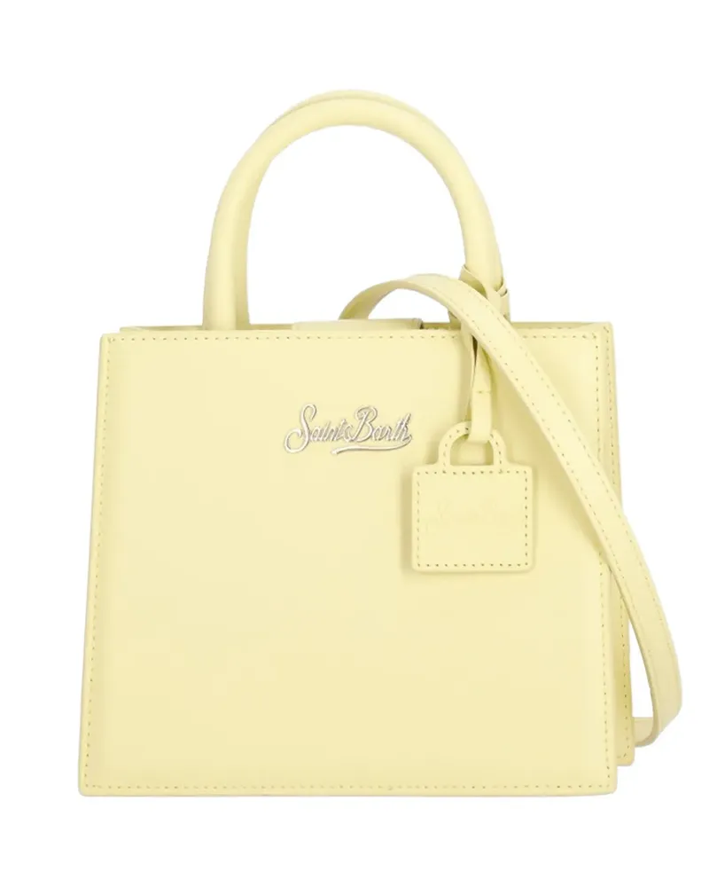 MC2 Saint Barth mini Shop Bag leather tote bag - Gelb Gelb