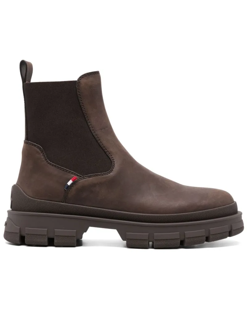 Moncler Hevea Chelsea-Boots Braun