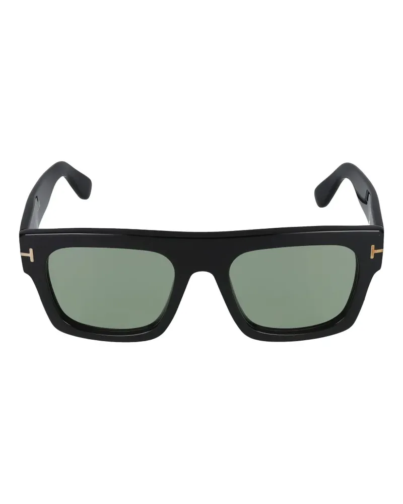 Tom Ford rectangle bar sunglasses - Schwarz Schwarz