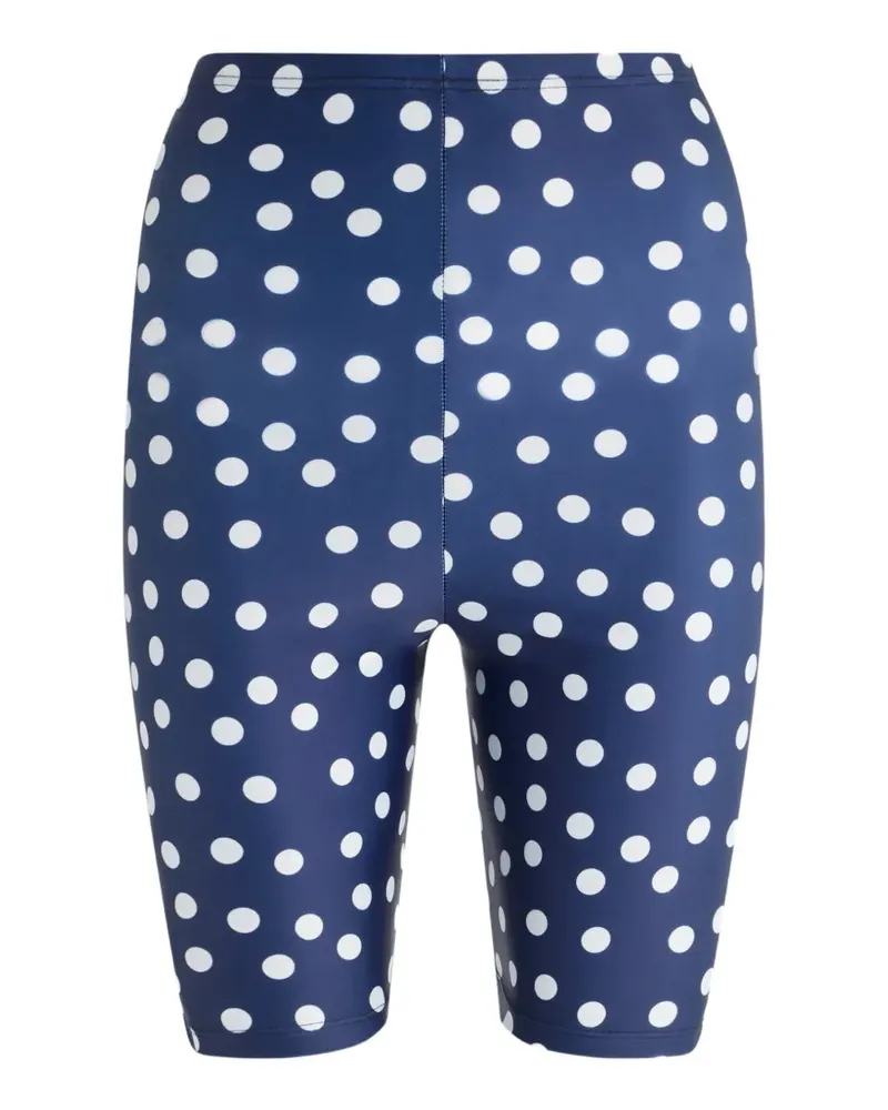 Jean Paul Gaultier Shorts mit Polka Dots - Blau Blau
