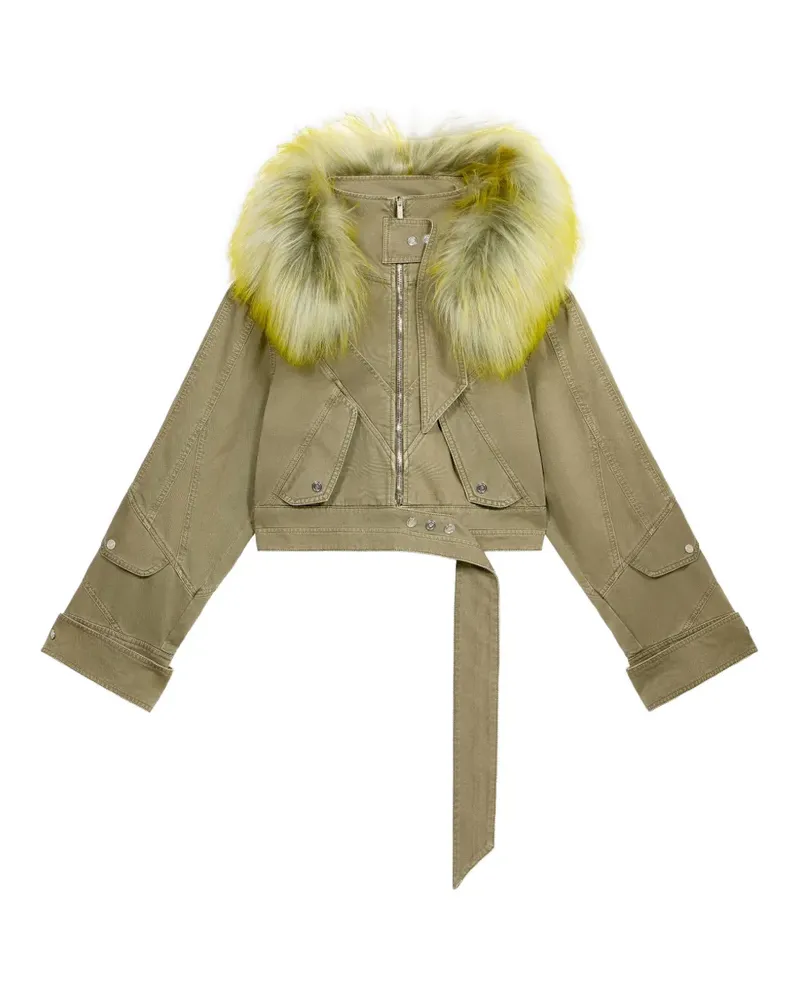 Blumarine Jacke mit Kapuze - Grün Grün