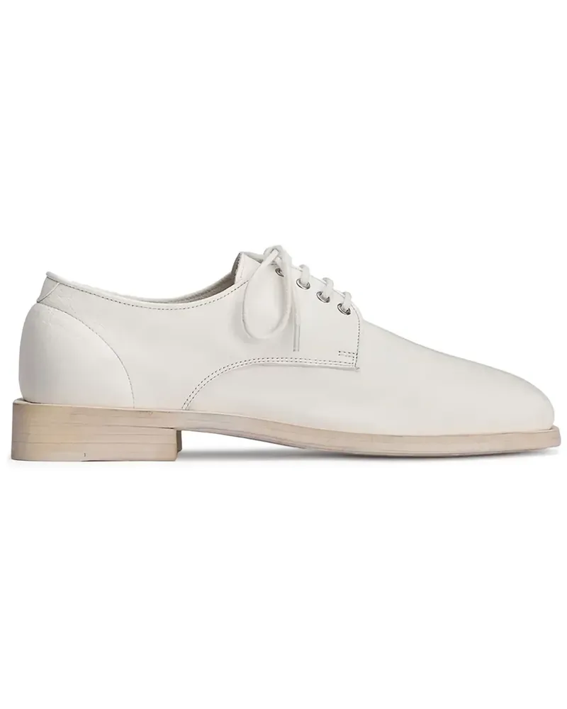 Christophe Lemaire Anatomic Derbie-Schuhe - Weiß Weiß