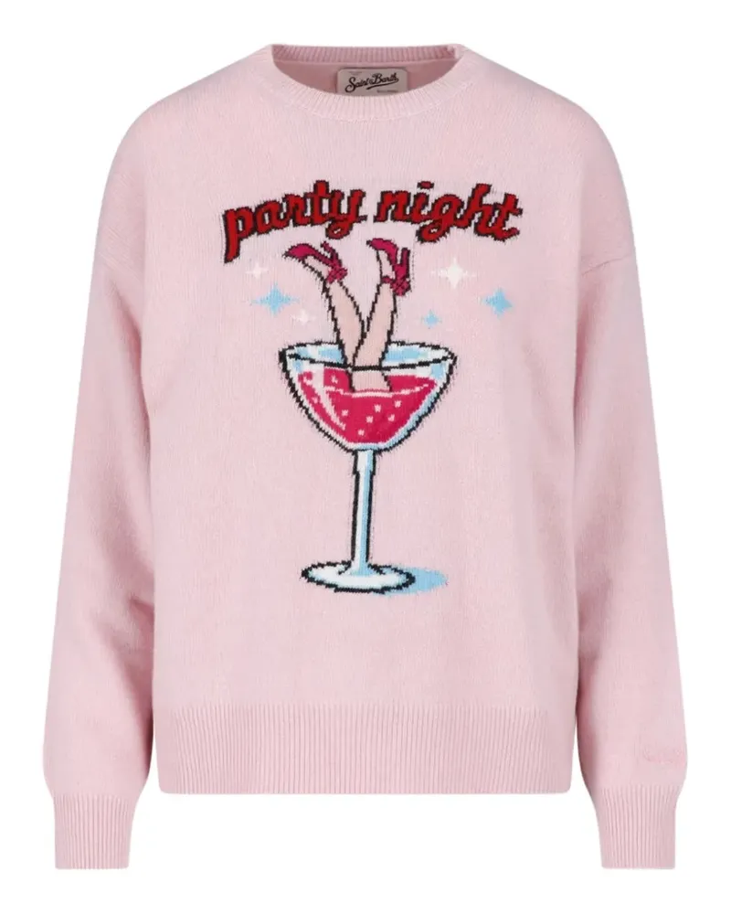 MC2 Saint Barth intarsia-knit sweater - Rosa Rosa
