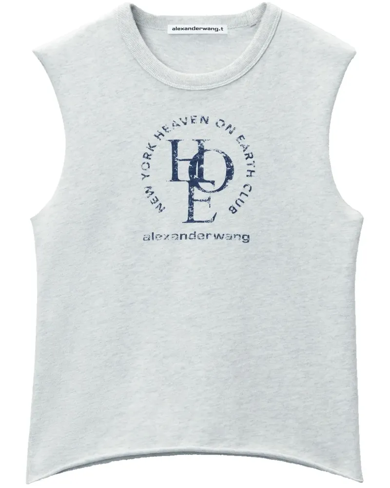 Alexander Wang T-Shirt mit Stempel - Grau Grau