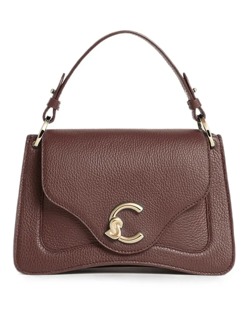 Coccinelle Schultertasche aus gekörntem Leder - Rot Rot