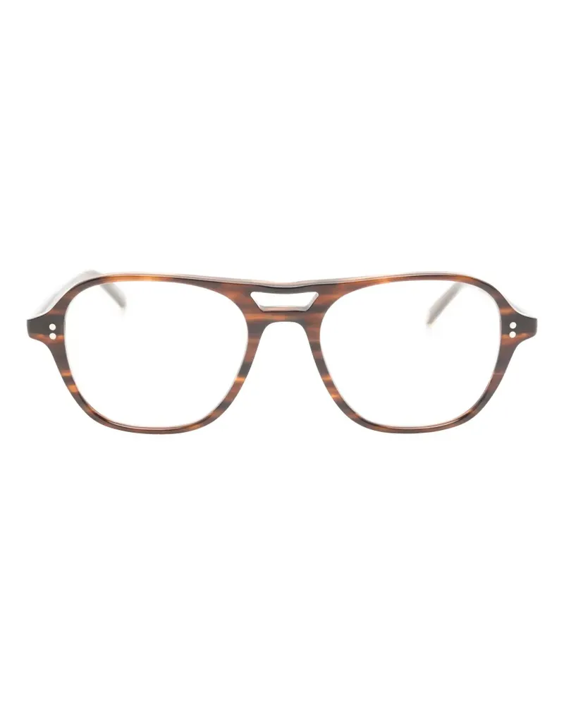 Garrett Leight Doc pilot-frame glasses - Braun Braun