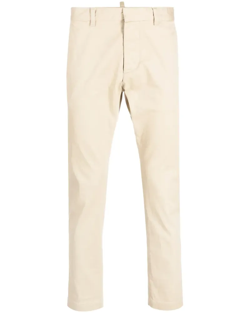 Dsquared2 Tief sitzende Slim-Fit-Chino - Nude Nude