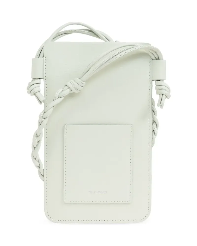 Jil Sander Handytasche mit Logo-Stempel - Grün Grün