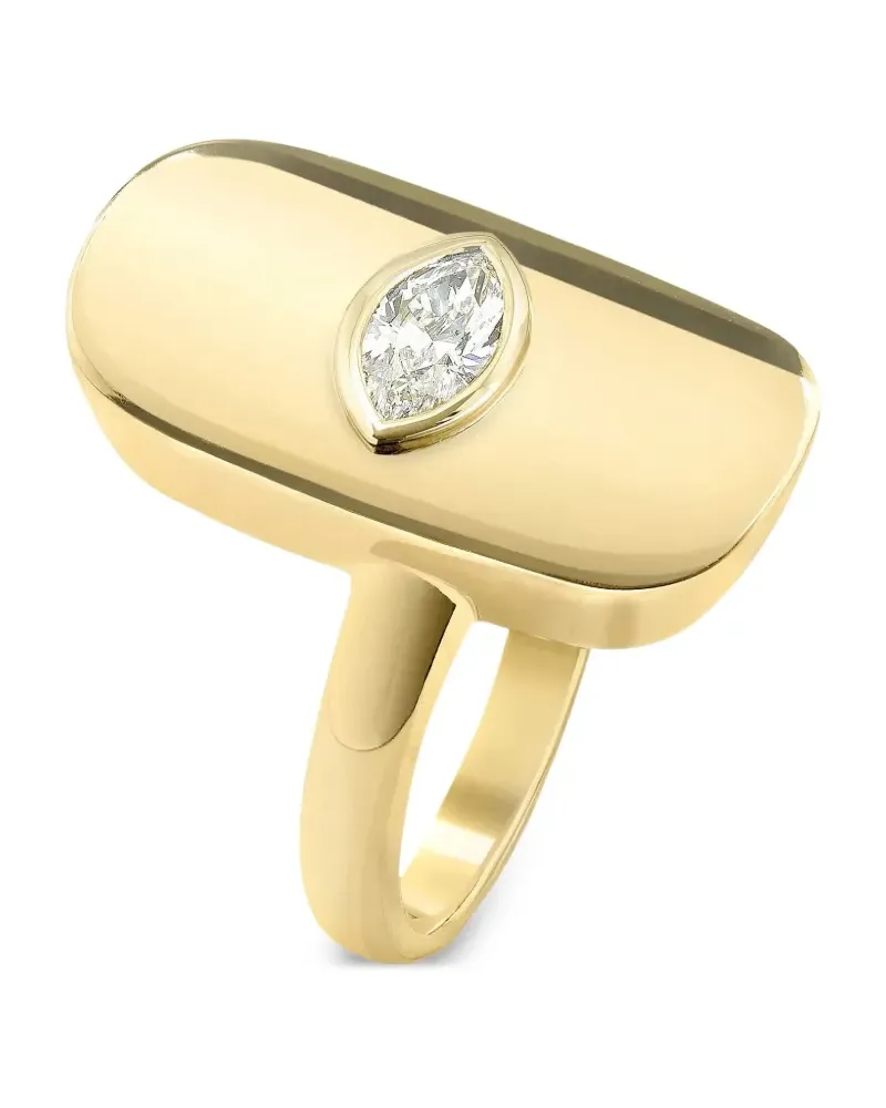 Robinson Pelham 18kt Synchronicity Gelbgoldring mit Diamanten Gold