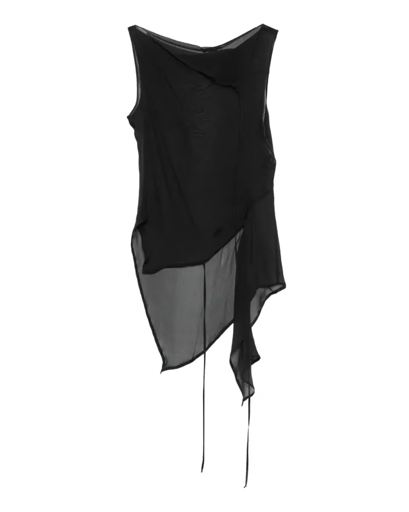 Paloma Wool Sato silk top - Schwarz Schwarz