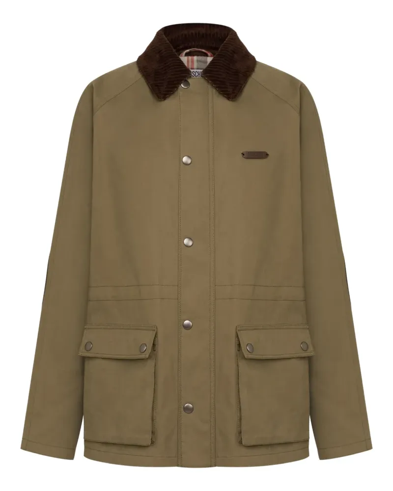 Moschino Mantel mit Cordkragen - Grün Grün