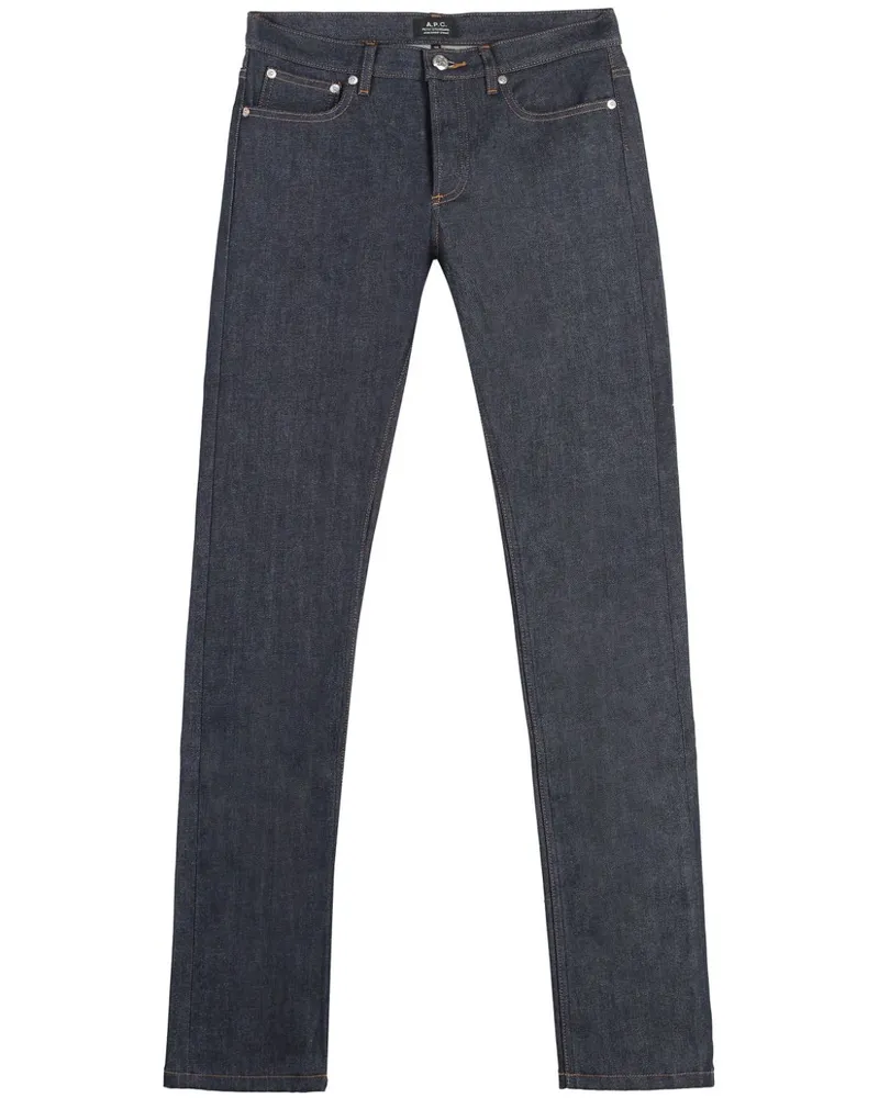 A.P.C. Jeans mit schmalem Schnitt - Blau Blau