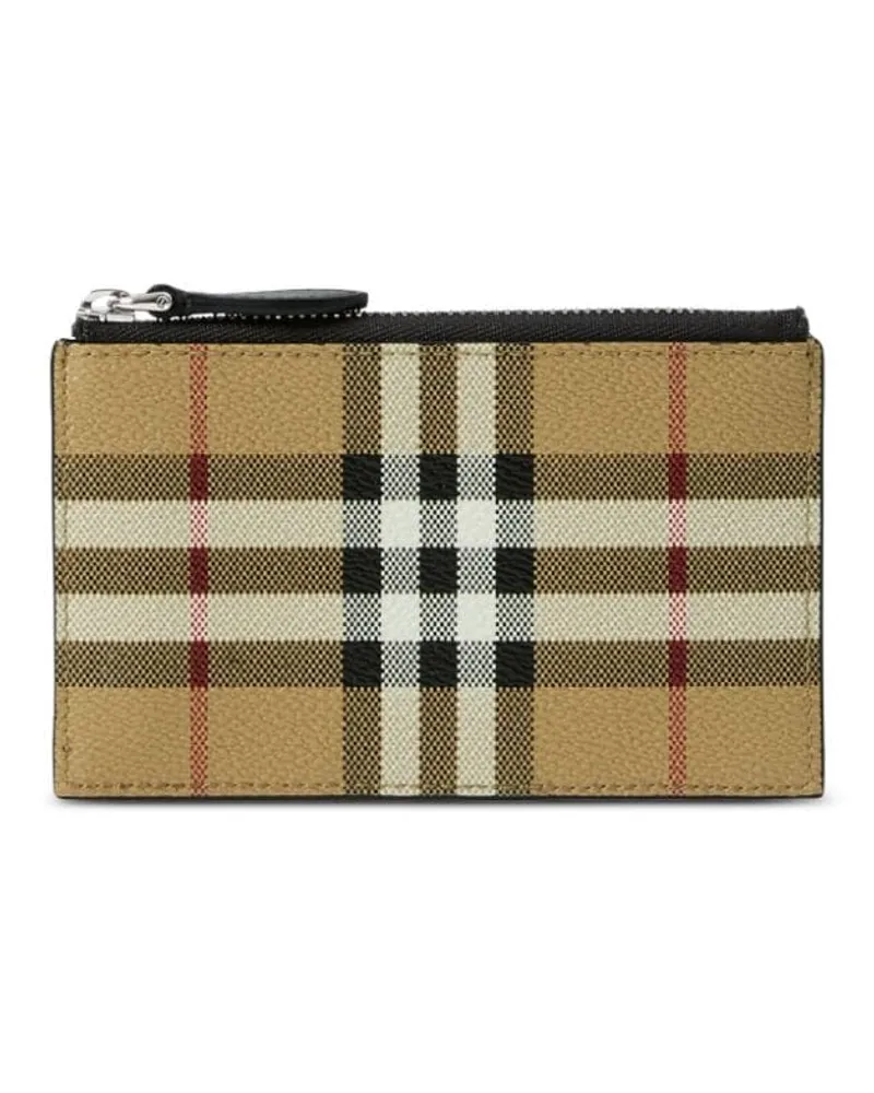 Burberry Kartenetui mit Vintage-Check - Nude Nude
