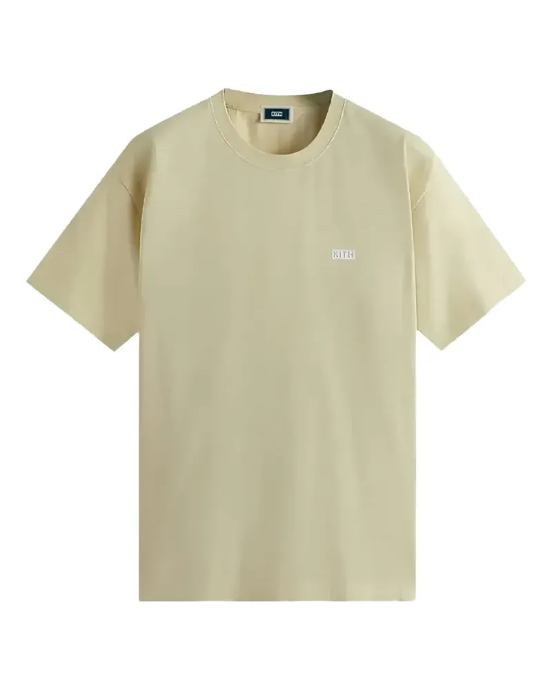 KITH logo-embroidery T-shirt - Nude Nude