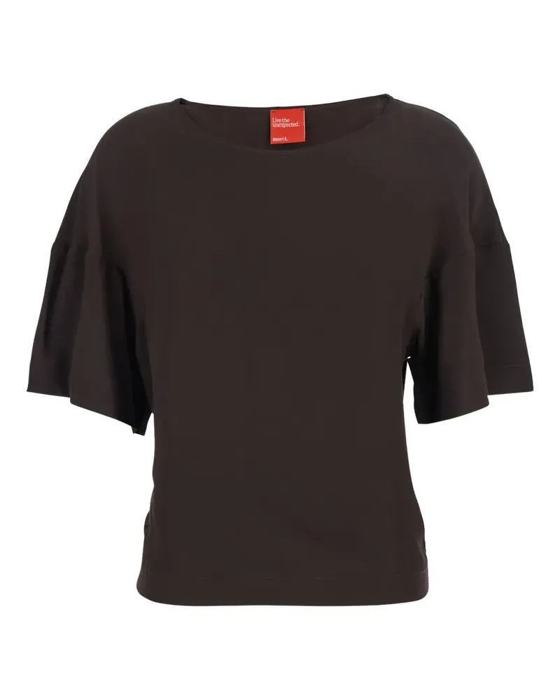 ..,merci Kurzärmeliges T-Shirt - Braun Braun