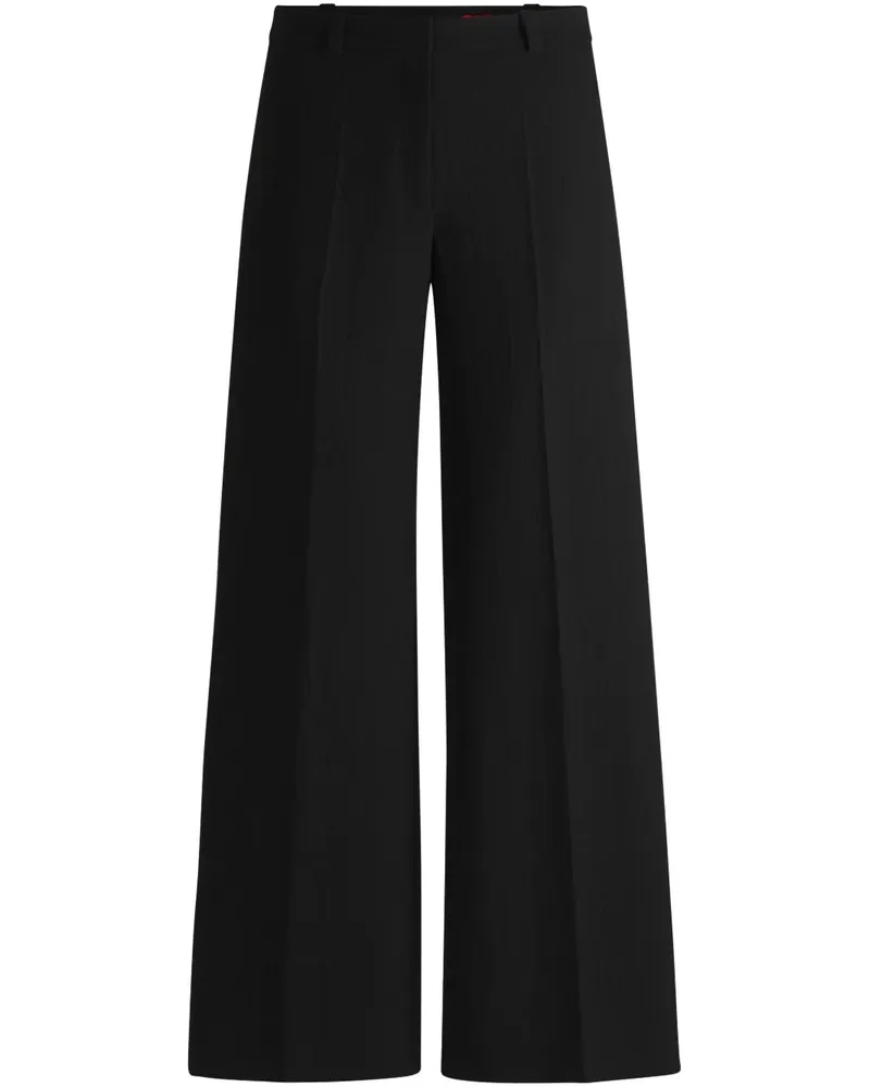 HUGO BOSS Hose mit hohem Bund - Schwarz Schwarz