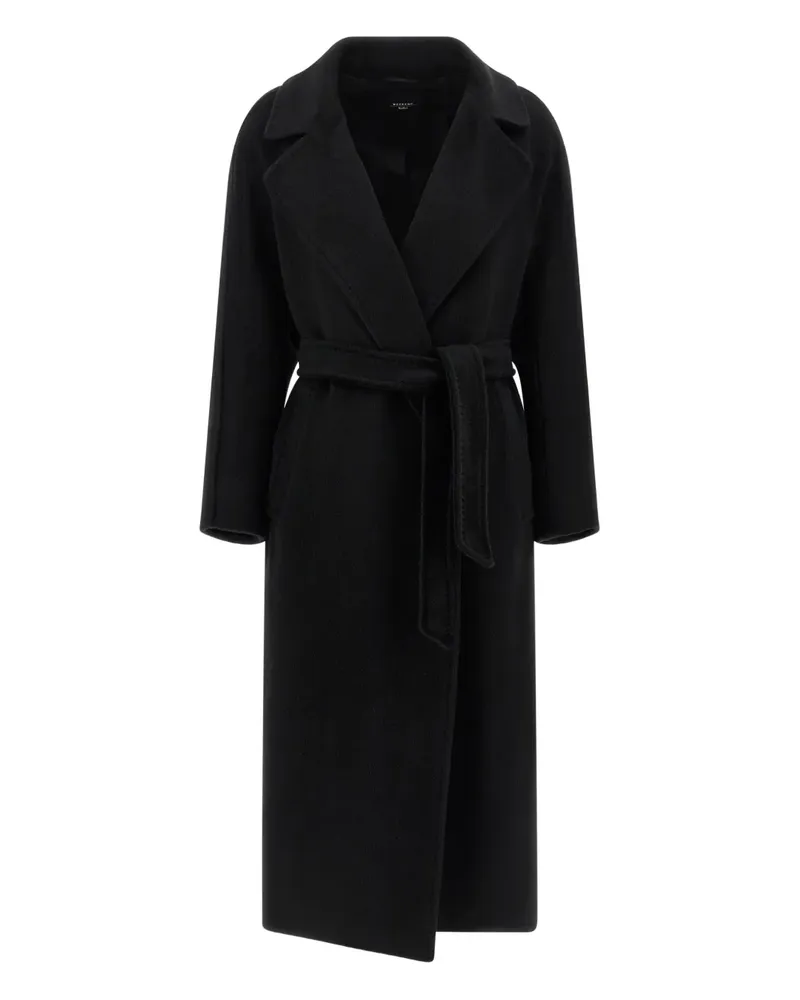 Max Mara Tempera Trenchcoat mit Gürtel - Schwarz Schwarz