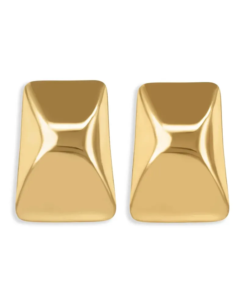 Anine Bing Eckige Ohrringe mit abgerundetem Design - Gold Gold
