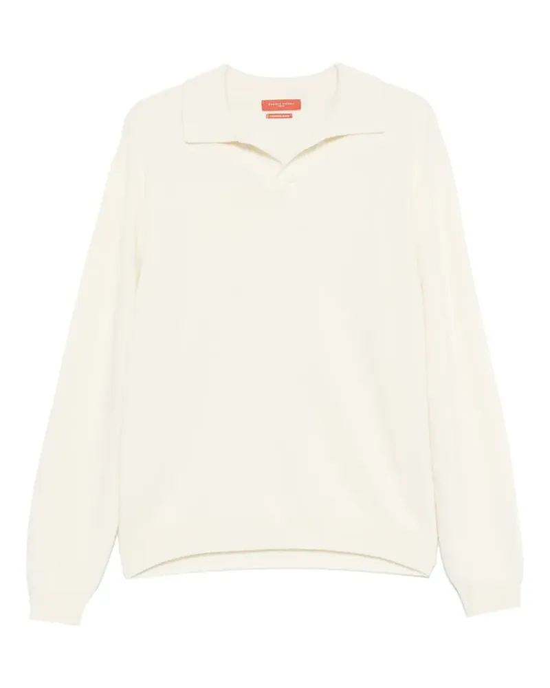 Daniele Fiesoli Pullover mit Kragen - Weiß Weiß