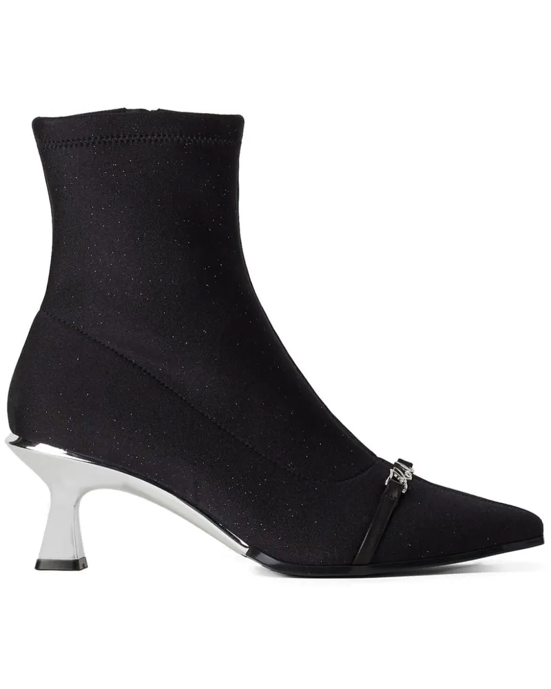 Karl Lagerfeld Panache II Stiefeletten im Glitter-Look Schwarz